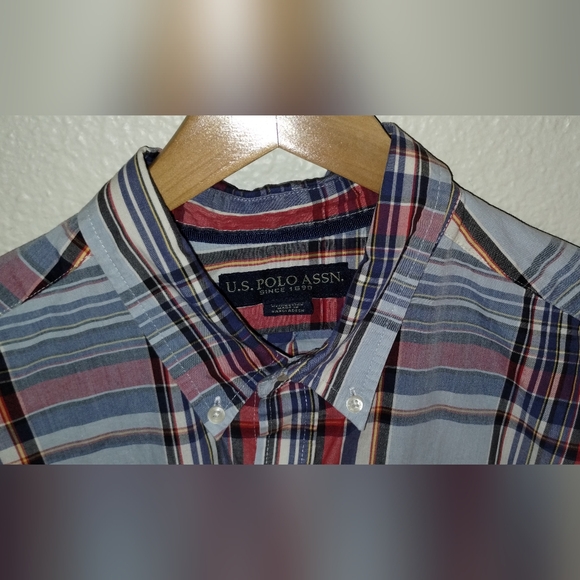U. S. POLO ASSN. LONG-SLEEVE BUTTON-UP COLLARED SHIRT, SIZE XL, GREAT CONDITION - Picture 8 of 14
